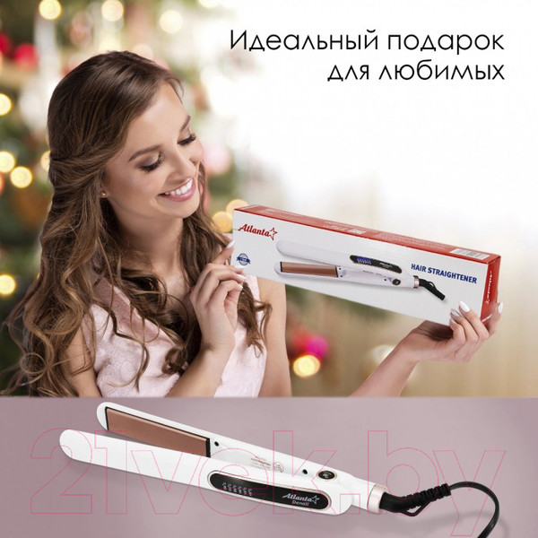 Изображение товара Выпрямитель для волос Atlanta ATH-6741 (белый)