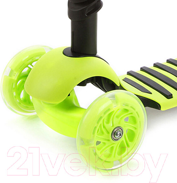 Изображение товара Самокат детский Moby Kids Божья коровка 3 в 1 / 641274 (зеленый)