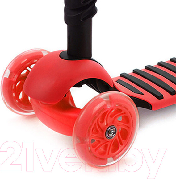 Изображение товара Самокат детский Moby Kids Божья коровка 3 в 1 / 641275 (красный)