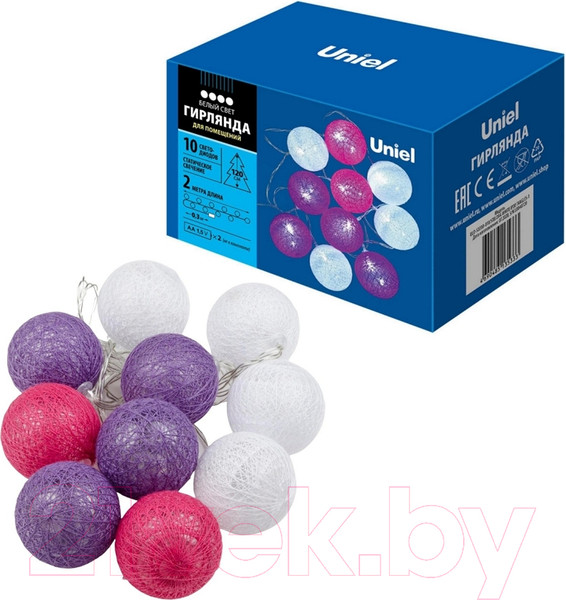 Изображение товара Тайские фонарики Uniel ULD-S0200-010/STB/2AA / UL-00007341