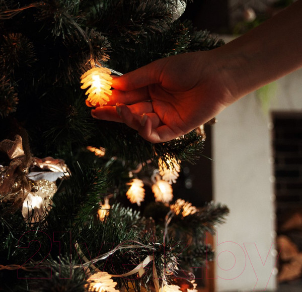 Изображение товара Светодиодная гирлянда Uniel ULD-S0500-050/DTA WARM / UL-00007192