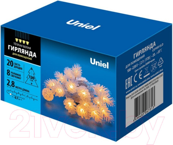 Изображение товара Светодиодная гирлянда Uniel ULD-S0280-020/DTA / 09582