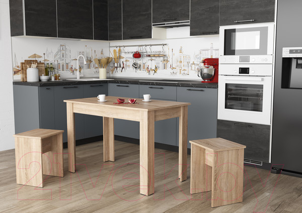 Изображение товара Обеденный стол НК Мебель Stern / 72675813 (дуб сонома)