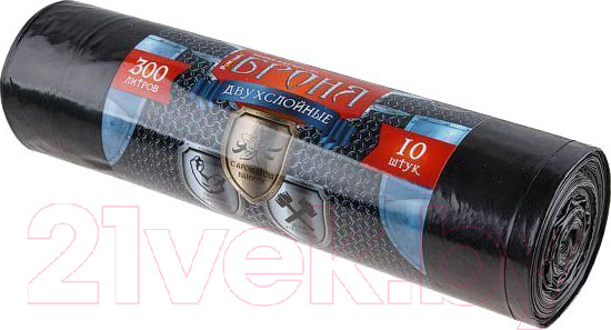 Изображение товара Пакеты для мусора Ромашка ВР-0014 (черный, 300л)