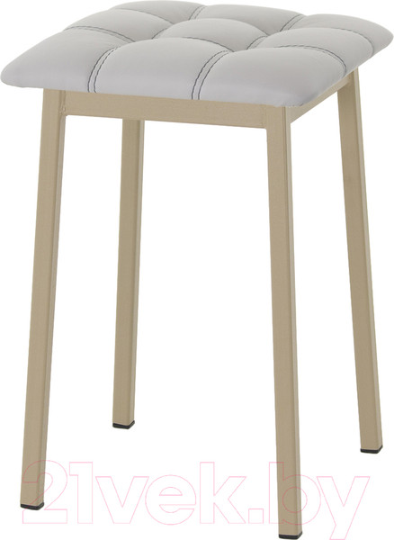 Изображение товара Табурет AMC Comfort 7К10.6 (кожзам серый/капучино)