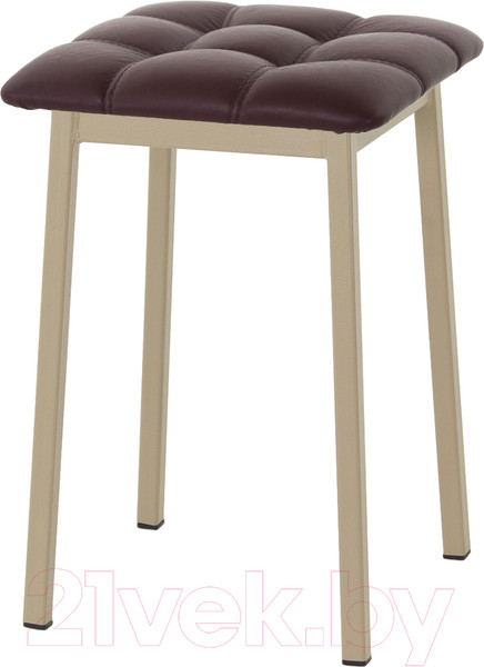 Изображение товара Табурет AMC Comfort 7К10.14 (кожзам бордо/капучино)