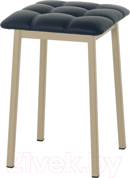 Изображение товара Табурет AMC Comfort 7К10.16 (кожзам антрацит/капучино)