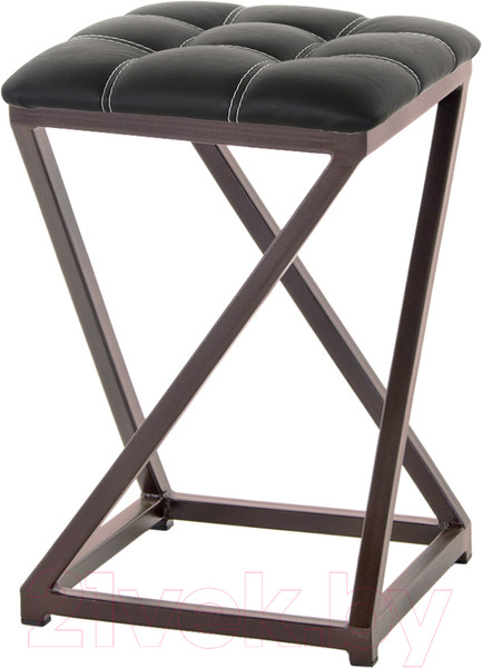 Изображение товара Табурет AMC Comfort 8К2.1 (кожзам черный/коричневый)