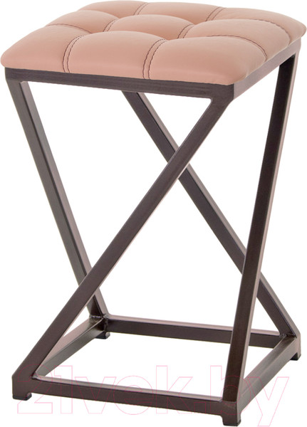 Изображение товара Табурет AMC Comfort 8К2.7 (кожзам коралл/коричневый)