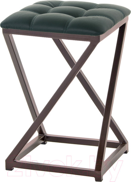Изображение товара Табурет AMC Comfort 8К2.9 (кожзам зеленый/коричневый)