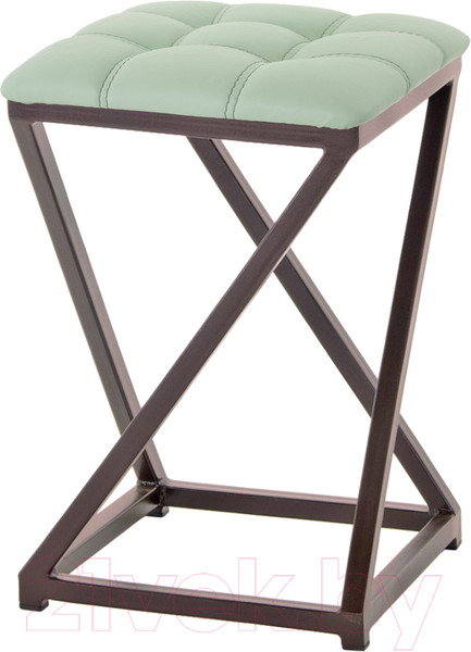 Изображение товара Табурет AMC Comfort 8К2.10 (кожзам мятный/коричневый)