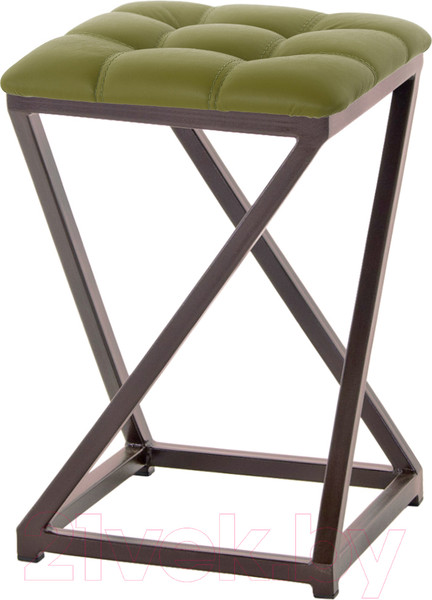 Изображение товара Табурет AMC Comfort 8К2.11 (кожзам оливковый/коричневый)