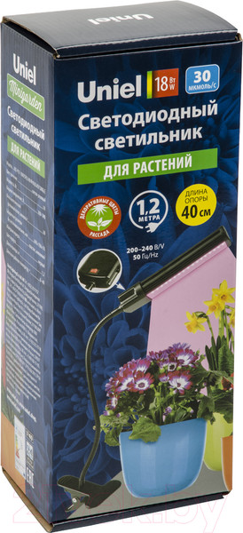 Изображение товара Светильник для растений Uniel ULT-P31-18W/SPLE/40 / UL-00009251