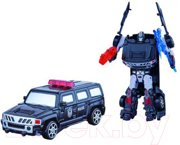 Изображение товара Робот-трансформер Пламенный мотор Машина Полиция / 870753