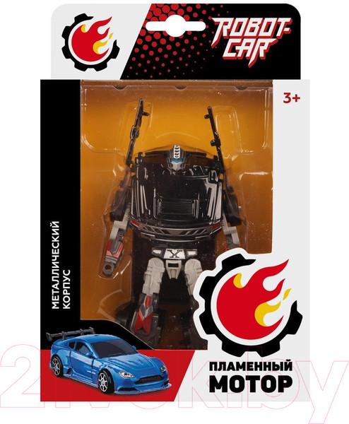 Изображение товара Робот-трансформер Пламенный мотор Машина Полиция / 870753