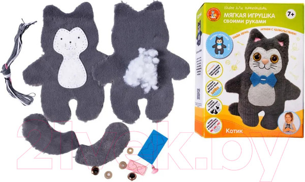 Изображение товара Набор для шитья Десятое королевство Мягкая игрушка своими руками Котик / 04734
