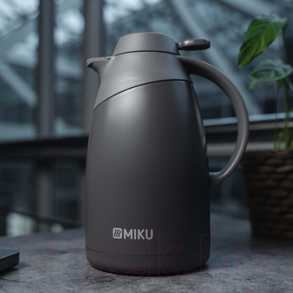 Изображение товара Термос-кувшин Miku TH-JG-1500G (1.5л, серый)