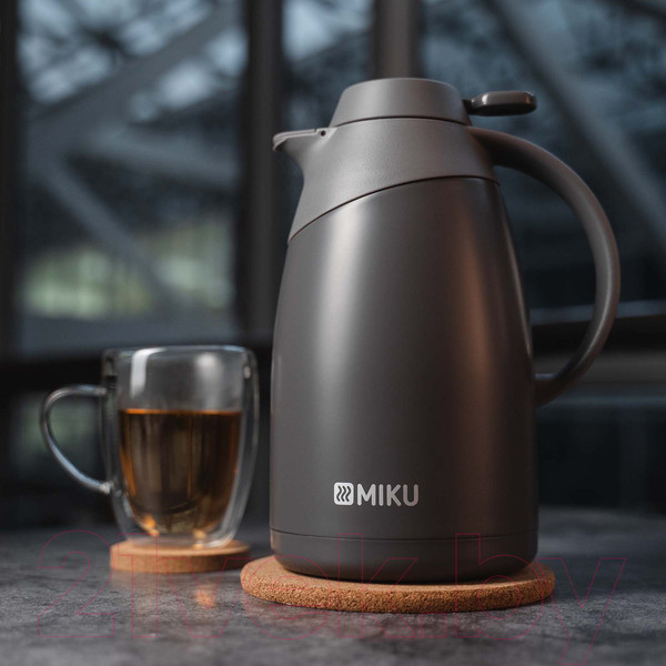 Изображение товара Термос-кувшин Miku TH-JG-1500G (1.5л, серый)