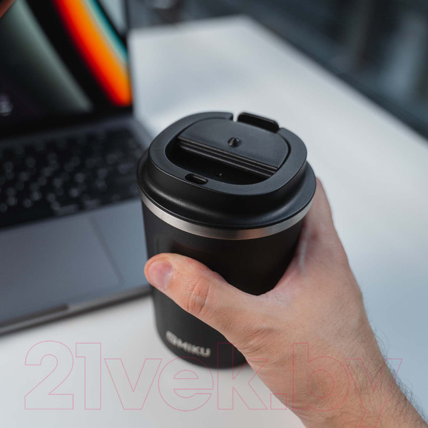 Изображение товара Термокружка Miku TH-MG-380B (380мл, черный)