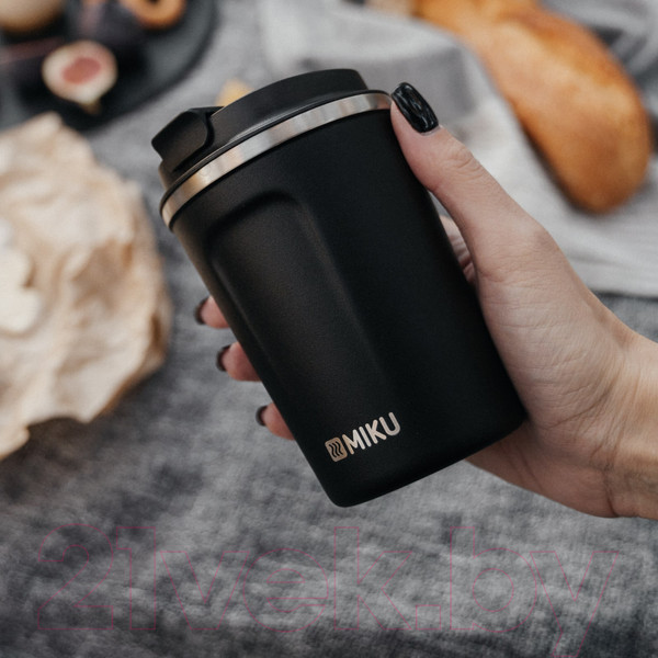 Изображение товара Термокружка Miku TH-MG-380B (380мл, черный)