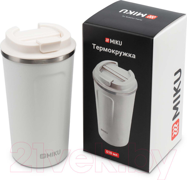 Изображение товара Термокружка Miku TH-MG-510W (510мл, белый)