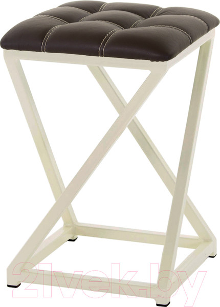 Изображение товара Табурет AMC Comfort 8К3.2 (кожзам венге/слоновая кость)