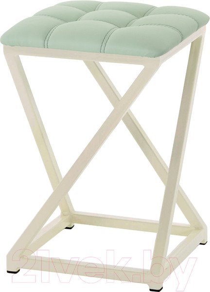 Изображение товара Табурет AMC Comfort 8К3.10 (кожзам мятный/слоновая кость)