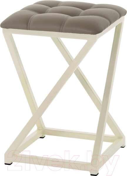 Изображение товара Табурет AMC Comfort 8К3.17 (кожзам капучино/слоновая кость)