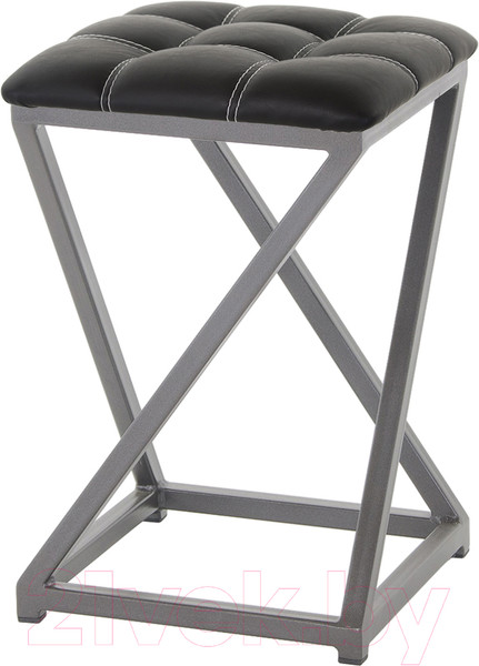 Изображение товара Табурет AMC Comfort 8К4.1 (кожзам черный/графит)