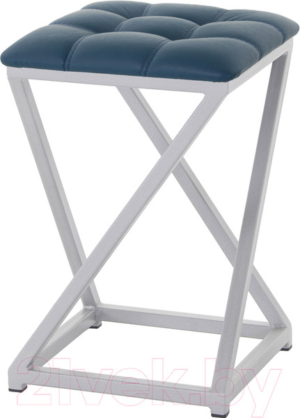 Изображение товара Табурет AMC Comfort 8К5.13 (кожзам атлантик/серебристый)