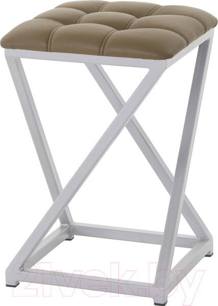 Изображение товара Табурет AMC Comfort 8К5.4 (кожзам какао/серебристый)