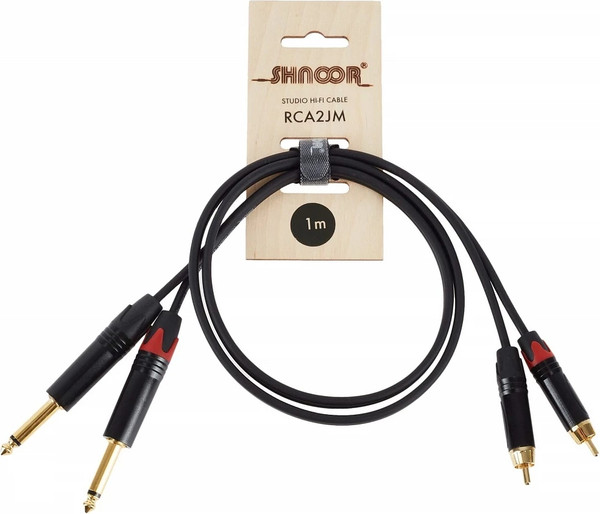Изображение товара Кабель Shnoor RCA2JM-1m (1м)