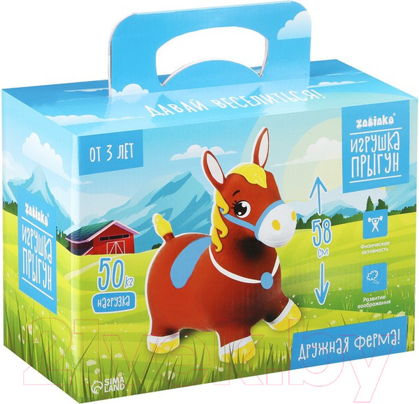 Изображение товара Игрушка-прыгун Zabiaka Лошадка / 7635817