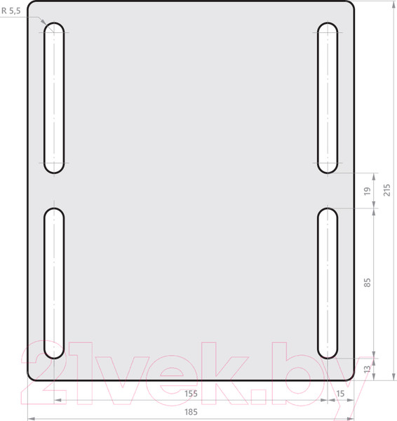Изображение товара Тиски БЕЛМАШ VM125 / RA059A