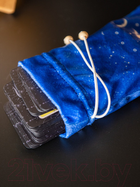 Изображение товара Мешочек для гадальных карт Gothic Kotik Production Для таро, рун. Триединая Луна