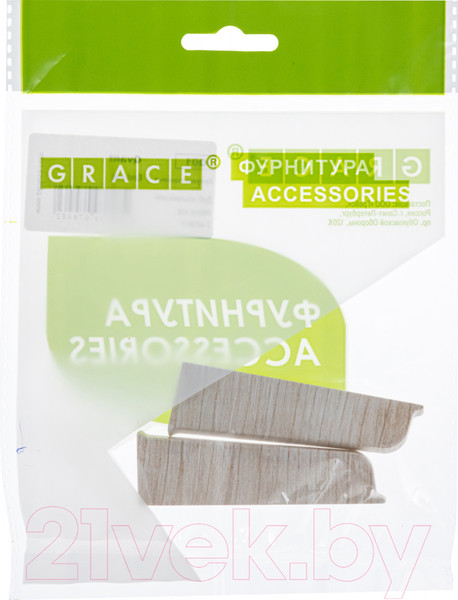 Изображение товара Заглушка для плинтуса Grace Q01 Дуб альпийский (2шт)