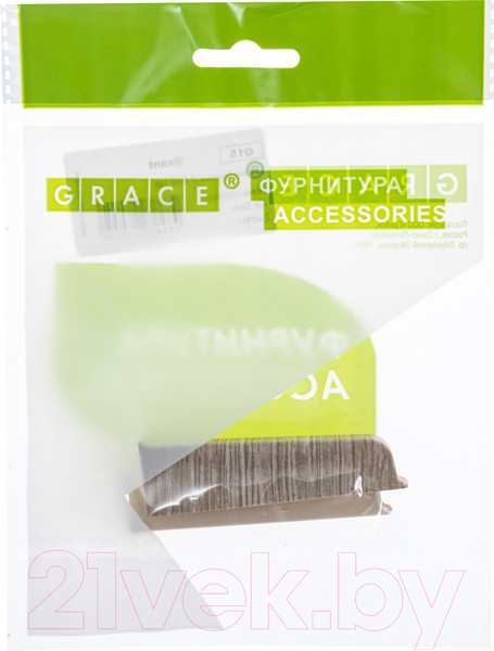 Изображение товара Заглушка для плинтуса Grace Q15 Ясень серебристый (2шт)