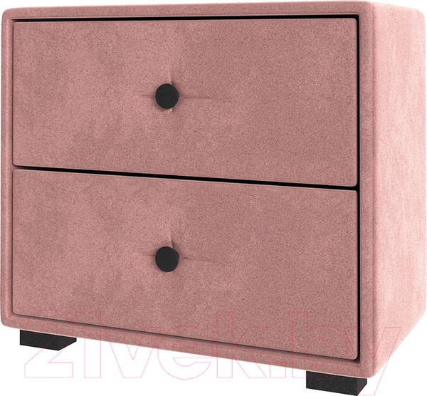 Изображение товара Прикроватная тумба НК Мебель Tango / 72306849 (велюр розовый)