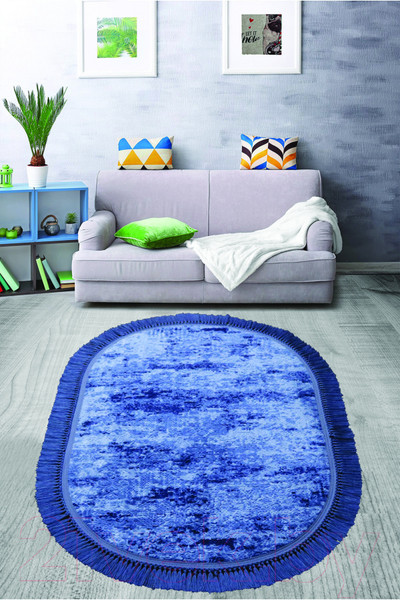 Изображение товара Ковер Karven Buket Sacakli Oval 80x120 / KV 025 (Indigo/индиго)