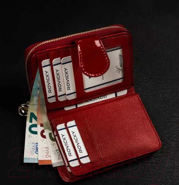 Изображение товара Портмоне Cedar Rovicky / 8809-MIRN-3496 (красный)