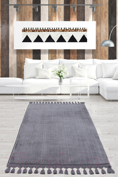Изображение товара Ковер Karven Post Dokuma Sacakli 80x120 / KV 027 (антрацит)