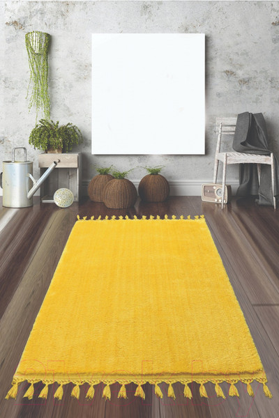 Изображение товара Ковер Karven Post Dokuma Sacakli 80x120 / KV 027 (горчичный)