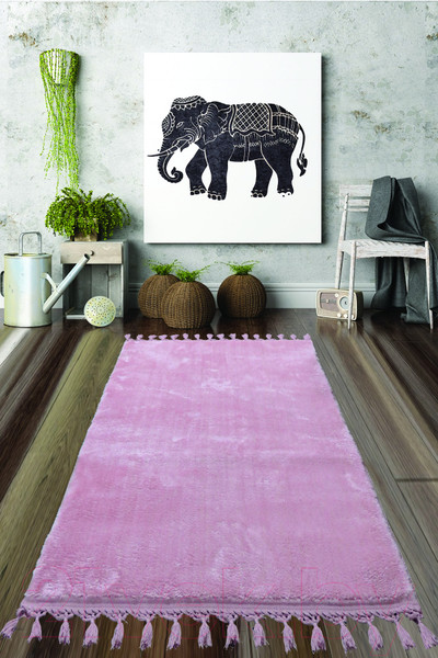 Изображение товара Ковер Karven Post Dokuma Sacakli 80x120 / KV 027 (пудровый)