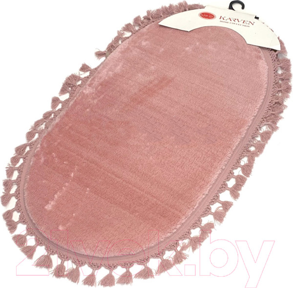 Изображение товара Ковер Karven Post Dokuma Oval Sacakli 80x120 / KV 028 (пудровый)