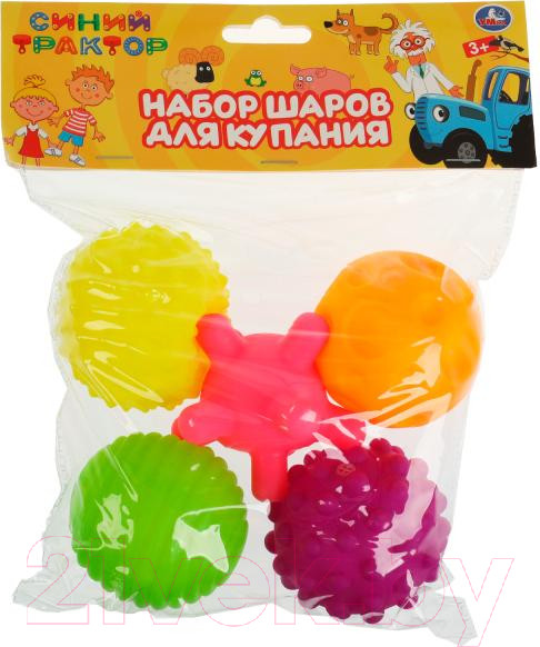 Изображение товара Набор игрушек для ванной Умка Синий трактор / STR-79172