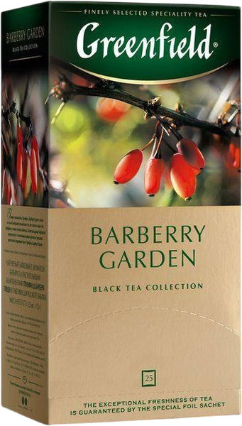 Изображение товара Чай пакетированный GREENFIELD Barberry Garden (25пак)
