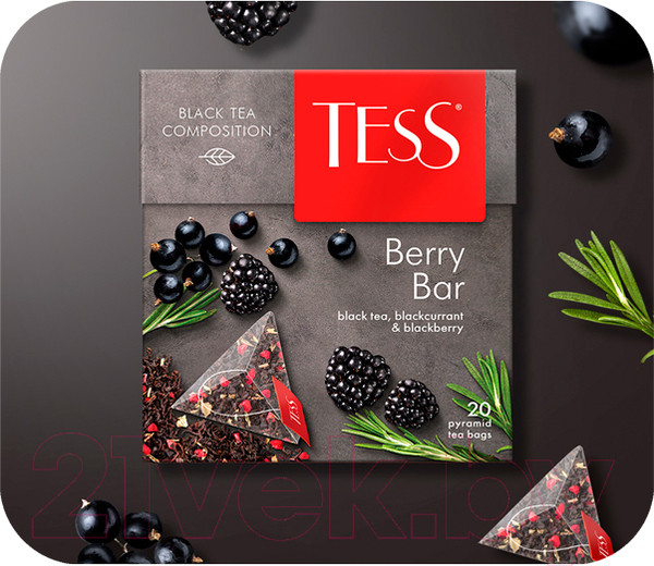 Изображение товара Чай пакетированный Tess Berry Bar (20пак)