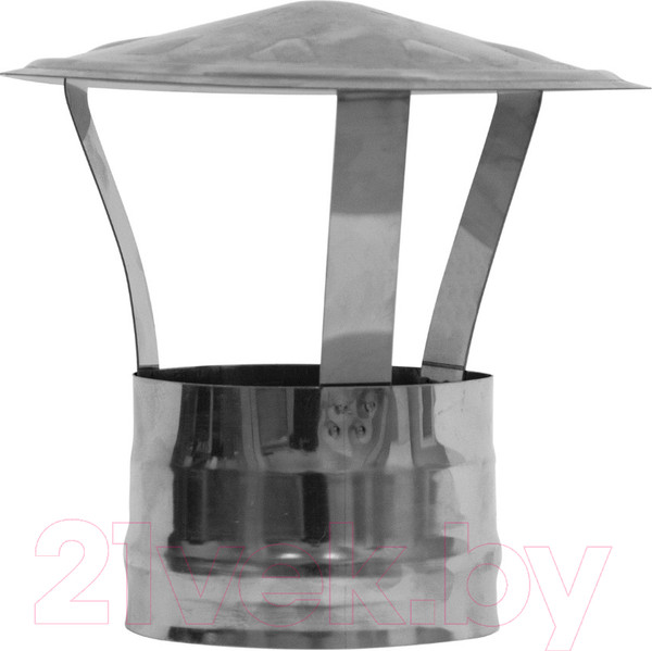 Изображение товара Колпак для труб Гефест Сталь 115 AISI 430/0.5мм тип 2