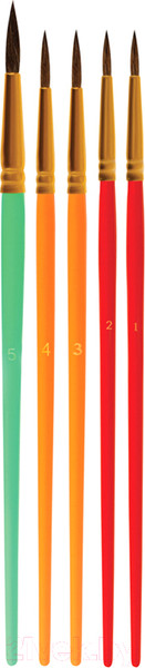 Изображение товара Набор кистей Мульти-пульти Пони круглые / SB_37587 (5шт)