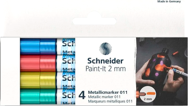 Изображение товара Набор маркеров Schneider Paint-It 011 / ML01111502 (4цв)